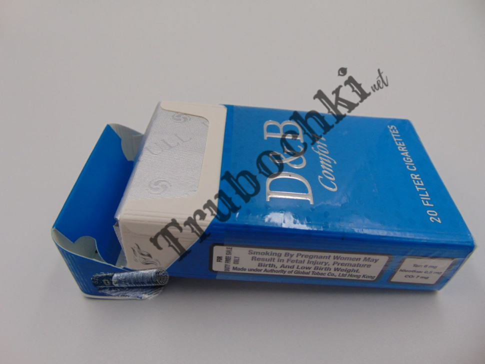 СИГАРЕТЫ D&B COMFORT BLUE (Д&Б Комфорт Синий) оптом