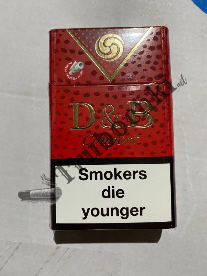 СИГАРЕТЫ D&B TURBO FILTER RED оптом