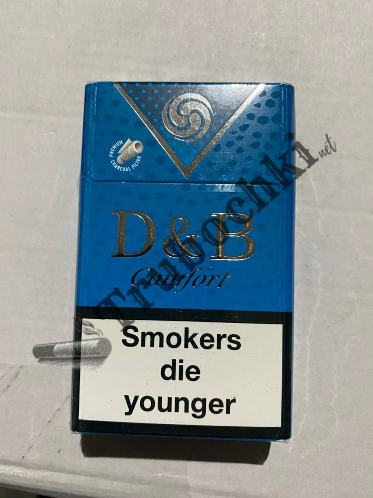 СИГАРЕТЫ D&B TURBO FILTER BLUE оптом