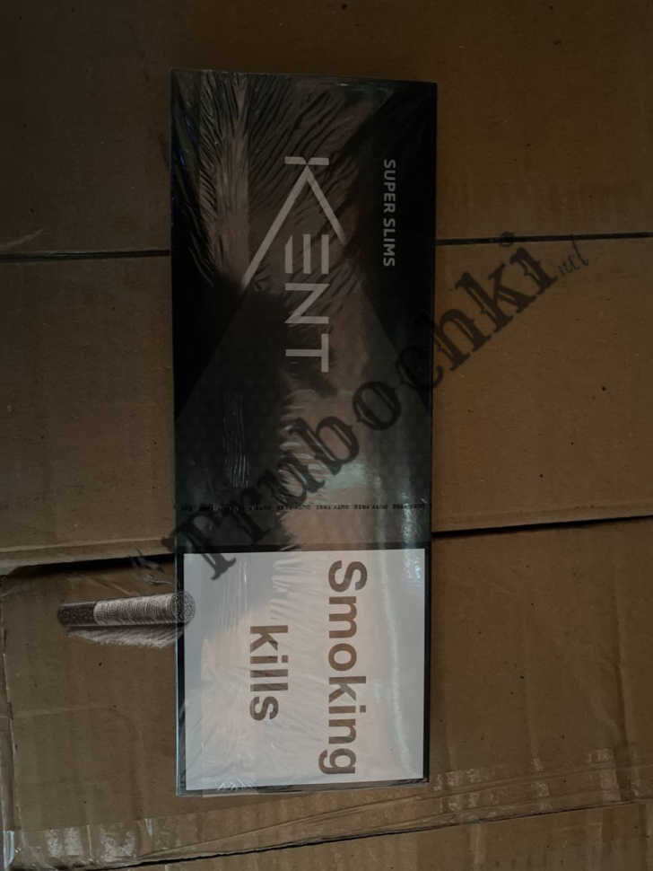 СИГАРЕТЫ KENT SUPER SLIMS BLACK оптом