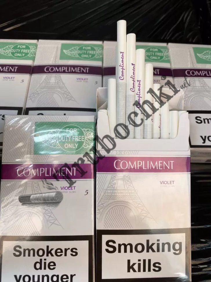 СИГАРЕТЫ COMPLIMENT 5 SUPER SLIMS (КОМПЛИМЕНТ 5 СУПЕР СЛИМС) оптом