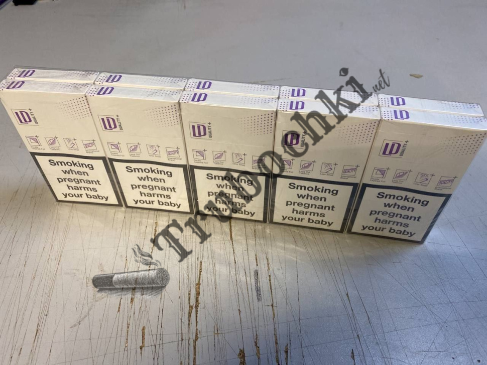 СИГАРЕТЫ LD VIOLET SUPER SLIMS (целлофан) оптом
