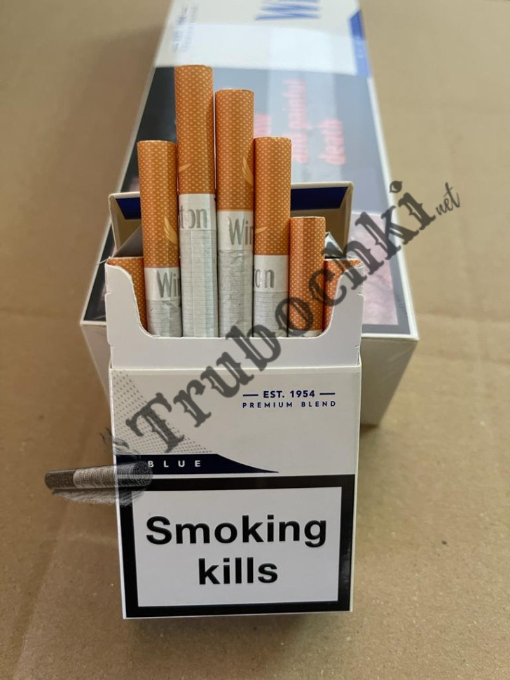 Сигареты Winston Blue (ВИНСТОН Синий КС квадрат) оптом