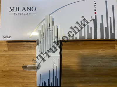 СИГАРЕТЫ MILANO SILVER SUPER SLIMS