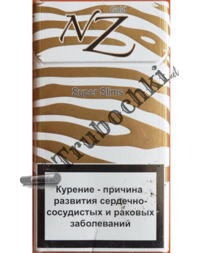 СИГАРЕТЫ NZ SUPER SLIMS GOLD