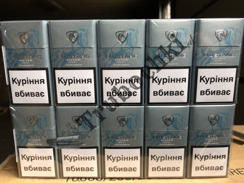 СИГАРЕТЫ MUSTANG DEMI SILVER оптом