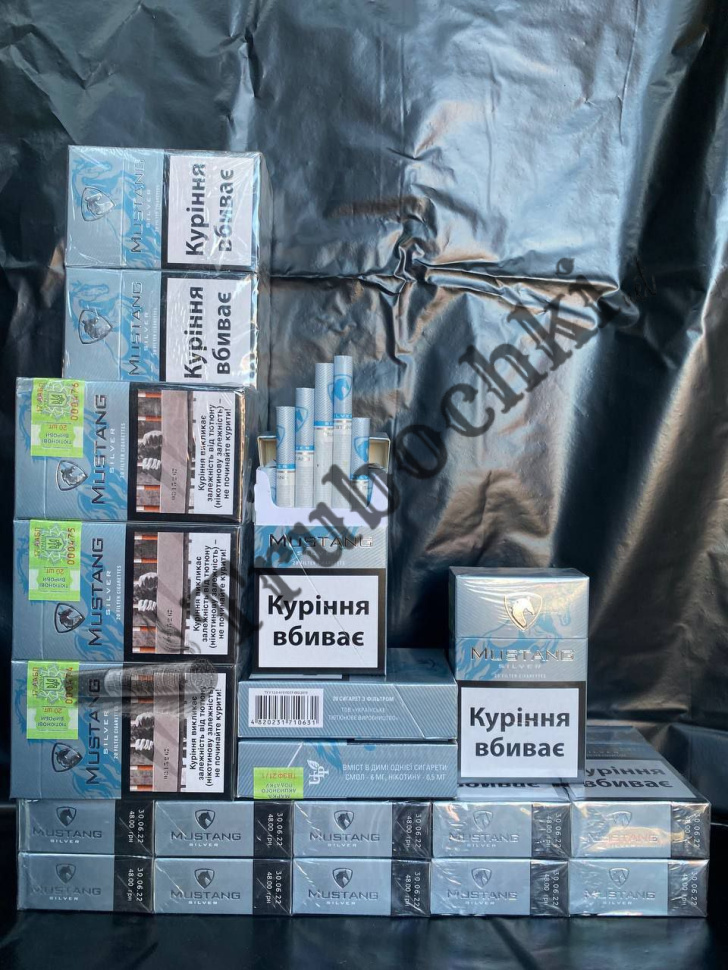 СИГАРЕТЫ MUSTANG KING SIZE SILVER (Мустанг Сильвер) оптом