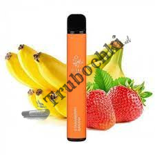 Одноразовая электронная сигарета Elf Bar Strawberry Banana (Клубника банан) (1500 Затяжек)   оптом