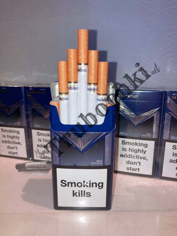 СИГАРЕТЫ MARSHAL BLUE KING SIZE 100MM (МАРШАЛ СИНИЙ)