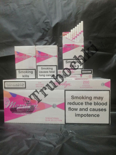 СИГАРЕТЫ MERILYN SUPER SLIMS PINK