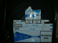 СИГАРЕТЫ MERILYN SUPER SLIMS BLUE оптом