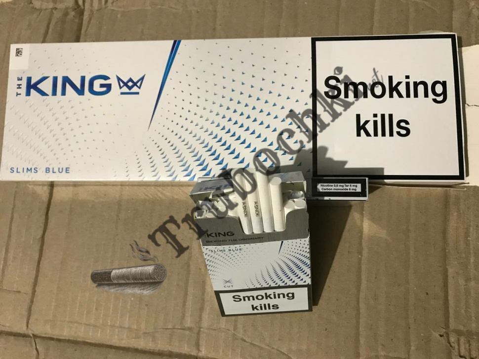 СИГАРЕТЫ KING SUPER SLIM BLUE оптом