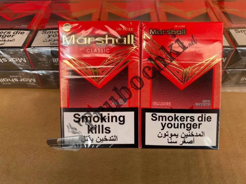СИГАРЕТЫ MARSHALL RED KING SIZE (МАРШАЛ КРАСНЫЙ) оптом