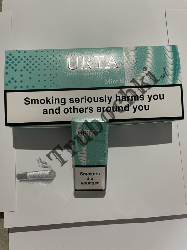 СИГАРЕТЫ URTA DEMI SLIMS MENTHOL (Юрта Деми Слимс Ментол)  оптом