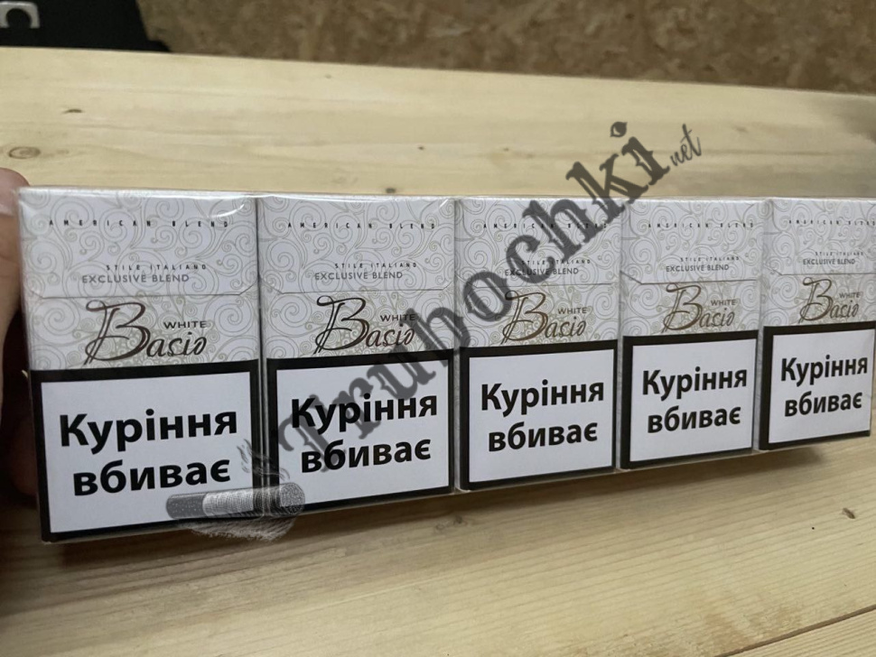 СИГАРЕТЫ BACIO WHITE KING SIZE оптом